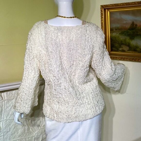 Tangarine Jill 100% Silk Jacket - Picture 3 of 14